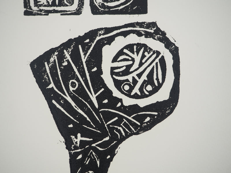 Jacques SPACAGNA : Arbre à signes , Gravure originale (photo de détail 4) - Crédit photo : Galerie Art.Paris