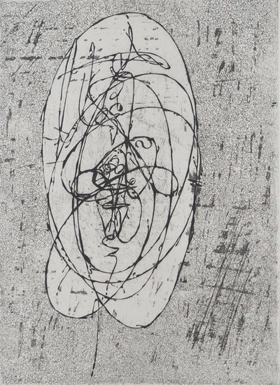 Serge ALLAIN : Composition abstraite, Gravure originale (photo de détail 3) - Crédit photo : Galerie Art.Paris