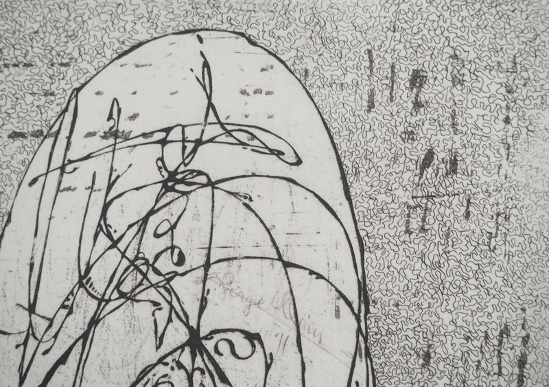 Serge ALLAIN : Composition abstraite, Gravure originale (photo de détail 5) - Crédit photo : Galerie Art.Paris