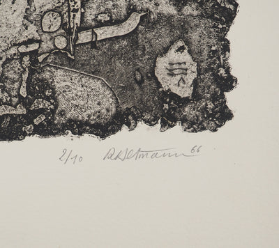 Roberto ALTMANN : Équilibre des ombres, Gravure originale (photo de détail 2) - Crédit photo : Galerie Art.Paris
