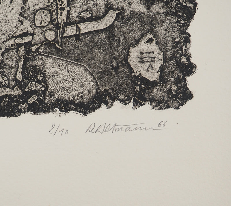 Roberto ALTMANN : Équilibre des ombres, Gravure originale (photo de détail 2) - Crédit photo : Galerie Art.Paris