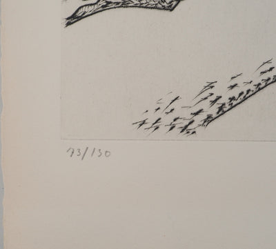 André MASSON : Composition abstraite, Gravure originale (photo de détail 5) - Crédit photo : Galerie Art.Paris