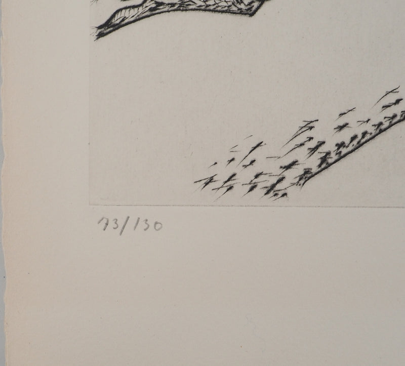 André MASSON : Composition abstraite, Gravure originale (photo de détail 5) - Crédit photo : Galerie Art.Paris