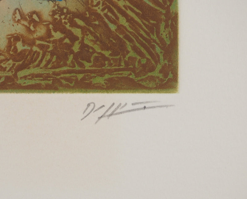 Georges DUSSAU : Tourbillon céleste, Gravure originale (photo de détail 2) - Crédit photo : Galerie Art.Paris