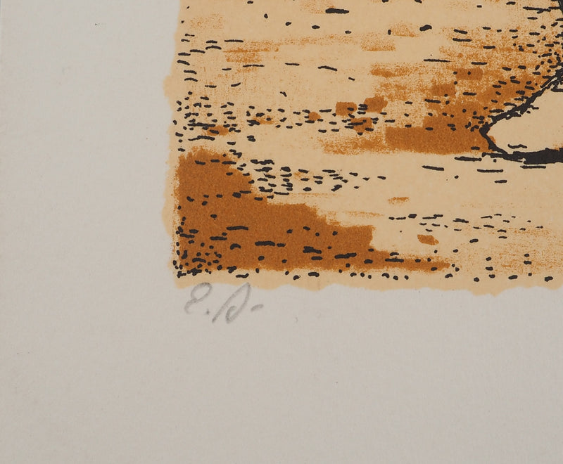 Manolo RUIZ PIPO : Jeune fille à la fontaine, Lithographie originale (photo de détail 6) - Crédit photo : Galerie Art.Paris