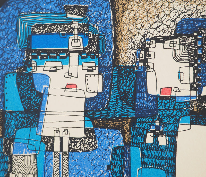 SAOZI : Robots amoureux, Sérigraphie originale (photo de détail 4) - Crédit photo : Galerie Art.Paris