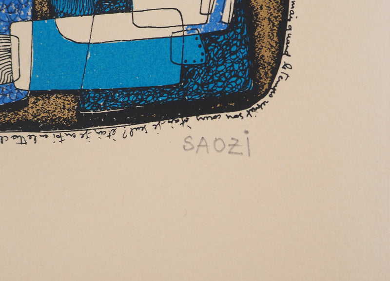 SAOZI : Robots amoureux, Sérigraphie originale (photo de détail 2) - Crédit photo : Galerie Art.Paris