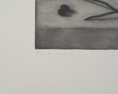 Erling Longva VALTYRSON : Nature morte à l'hippocampe, Gravure originale (photo de détail 5) - Crédit photo : Galerie Art.Paris