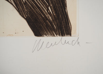 Claude WEISBUCH : Portrait d'Eugène Delacroix, Gravure originale (photo de détail 2) - Crédit photo : Galerie Art.Paris