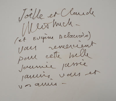 Claude WEISBUCH : Portrait d'Eugène Delacroix, Gravure originale (photo de détail 7) - Crédit photo : Galerie Art.Paris