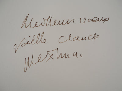 Claude WEISBUCH : Portrait de Victor Hugo, Lithographie originale (photo de détail 3) - Crédit photo : Galerie Art.Paris