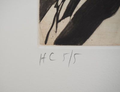 Claude WEISBUCH : Jules Vallès pensif, Gravure originale (photo de détail 5) - Crédit photo : Galerie Art.Paris