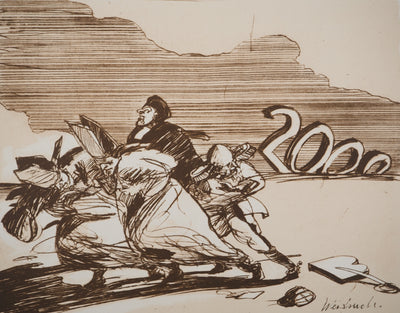 Claude WEISBUCH : J'ai fait un rêve, Lithographie originale (photo de détail 3) - Crédit photo : Galerie Art.Paris