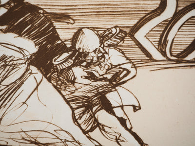 Claude WEISBUCH : J'ai fait un rêve, Lithographie originale (photo de détail 4) - Crédit photo : Galerie Art.Paris