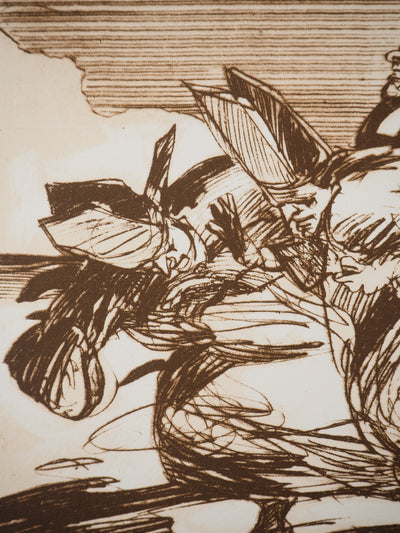 Claude WEISBUCH : J'ai fait un rêve, Lithographie originale (photo de détail 5) - Crédit photo : Galerie Art.Paris