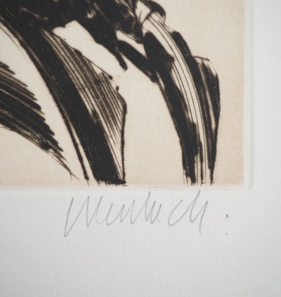 Claude WEISBUCH : Portrait de Charles Baudelaire, Gravure originale (photo de détail 3) - Crédit photo : Galerie Art.Paris