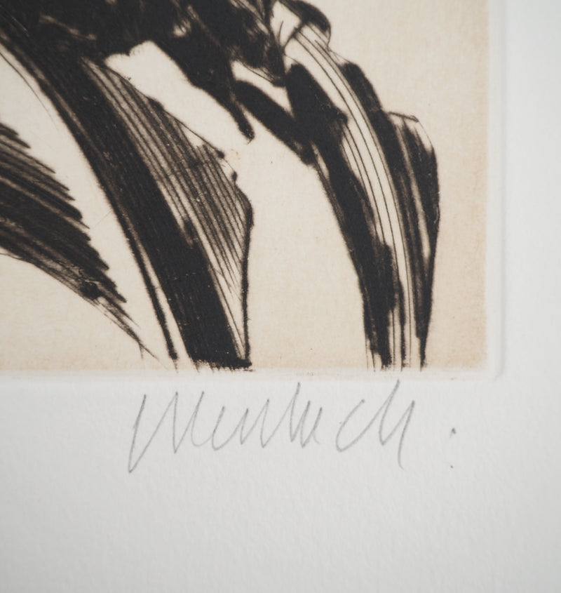 Claude WEISBUCH : Portrait de Charles Baudelaire, Gravure originale (photo de détail 3) - Crédit photo : Galerie Art.Paris