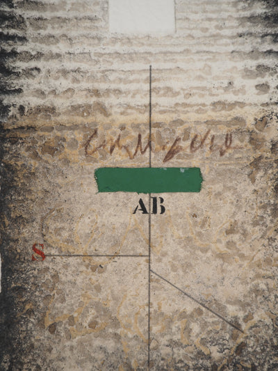 James COIGNARD : Composition abstraite AB, Gravure originale (photo de détail 4) - Crédit photo : Galerie Art.Paris