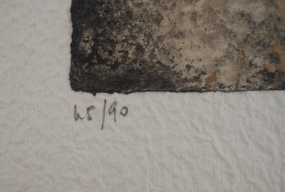 James COIGNARD : Composition abstraite AB, Gravure originale (photo de détail 7) - Crédit photo : Galerie Art.Paris