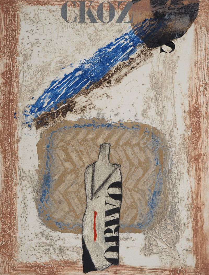 James COIGNARD : Composition à la bouteille, Gravure originale (photo de détail 3) - Crédit photo : Galerie Art.Paris
