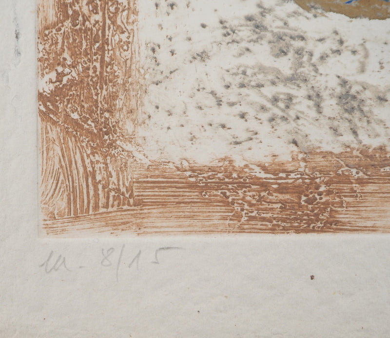 James COIGNARD : Composition à la bouteille, Gravure originale (photo de détail 6) - Crédit photo : Galerie Art.Paris