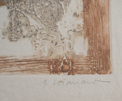 James COIGNARD : Composition à la bouteille, Gravure originale (photo de détail 2) - Crédit photo : Galerie Art.Paris
