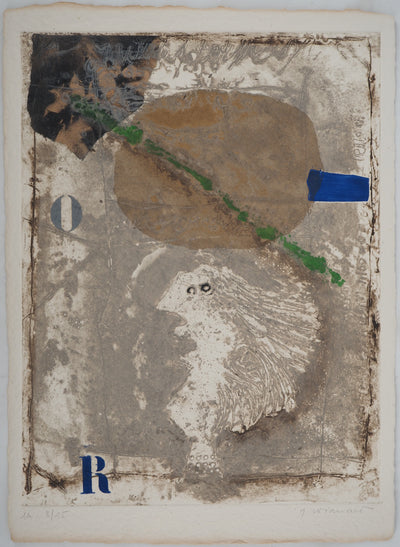 James COIGNARD : Les cheveux au vent, Gravure originale (photo de détail 3) - Crédit photo : Galerie Art.Paris