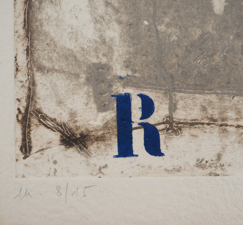 James COIGNARD : Les cheveux au vent, Gravure originale (photo de détail 7) - Crédit photo : Galerie Art.Paris