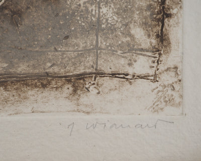 James COIGNARD : Les cheveux au vent, Gravure originale (photo de détail 2) - Crédit photo : Galerie Art.Paris