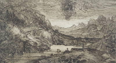 Yves DOARE : Hommage à Segers version II, Gravure originale (vue générale) - Crédit photo : Galerie Art.Paris
