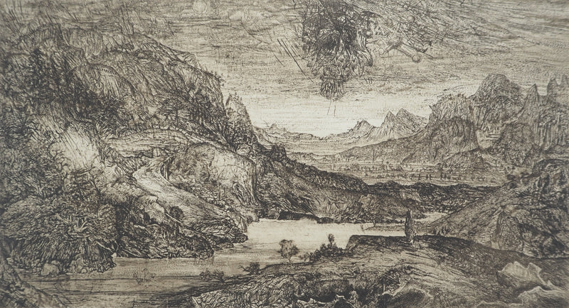 Yves DOARE : Hommage à Segers version II, Gravure originale (vue générale) - Crédit photo : Galerie Art.Paris