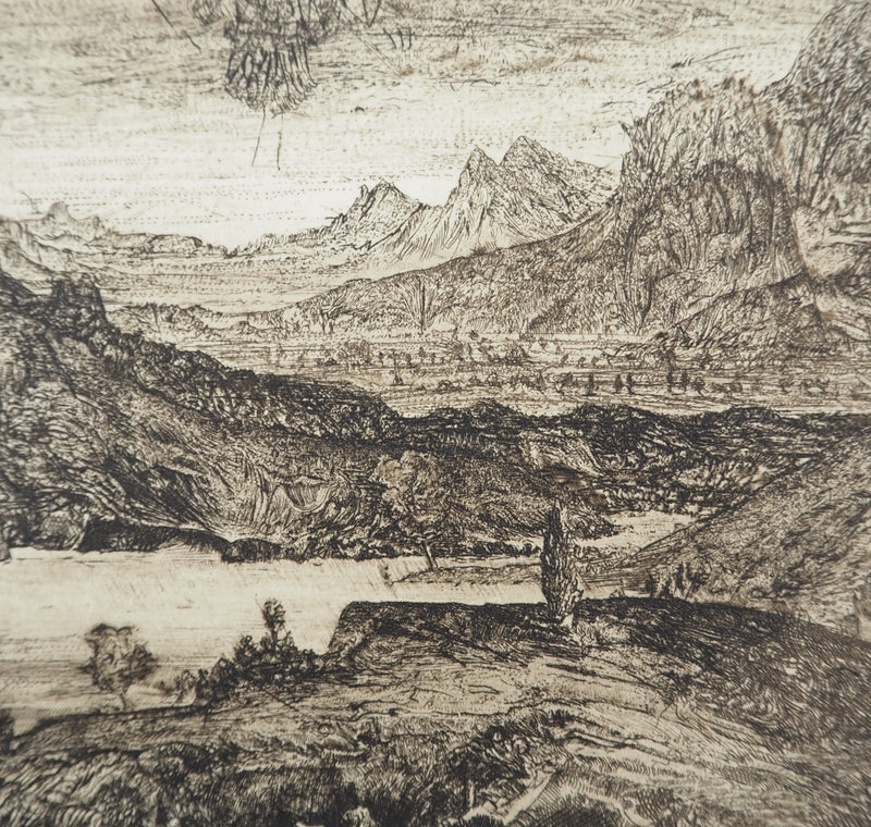Yves DOARE : Hommage à Segers version II, Gravure originale (photo de détail 5) - Crédit photo : Galerie Art.Paris