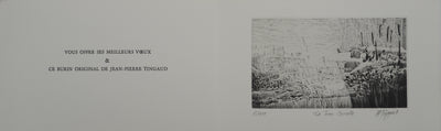 Jean-Pierre TINGAUD : La terre ouverte II, Gravure originale (photo de détail 3) - Crédit photo : Galerie Art.Paris
