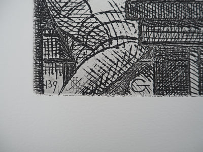 Marcel GROMAIRE : Estaminet, Gravure originale (photo de détail 3) - Crédit photo : Galerie Art.Paris