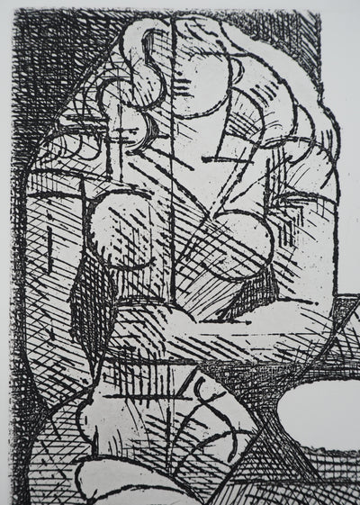 Marcel GROMAIRE : Estaminet, Gravure originale (photo de détail 4) - Crédit photo : Galerie Art.Paris