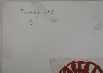 Pierre ALECHINSKY : Regard surréaliste, Gravure originale (photo de détail 6) - Crédit photo : Galerie Art.Paris