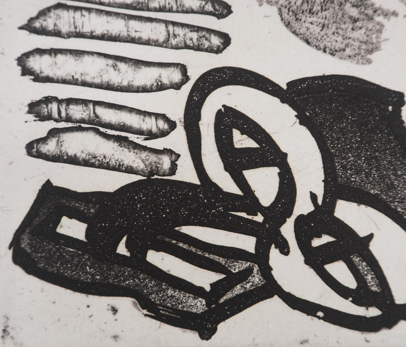 Pierre ALECHINSKY : Regard surréaliste, Gravure originale (photo de détail 5) - Crédit photo : Galerie Art.Paris