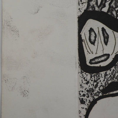 Pierre ALECHINSKY : Sur la tête, Gravure originale (photo de détail 7) - Crédit photo : Galerie Art.Paris