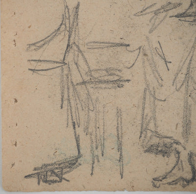 Louis HAYET : Mère et enfant, Dessin original (photo de détail 5) - Crédit photo : Galerie Art.Paris