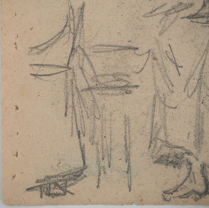 Louis HAYET : Mère et enfant, Dessin original (photo de détail 5) - Crédit photo : Galerie Art.Paris