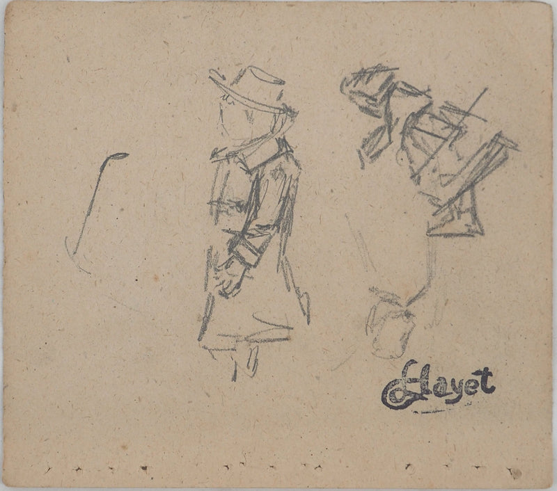 Louis HAYET : Dessin d&