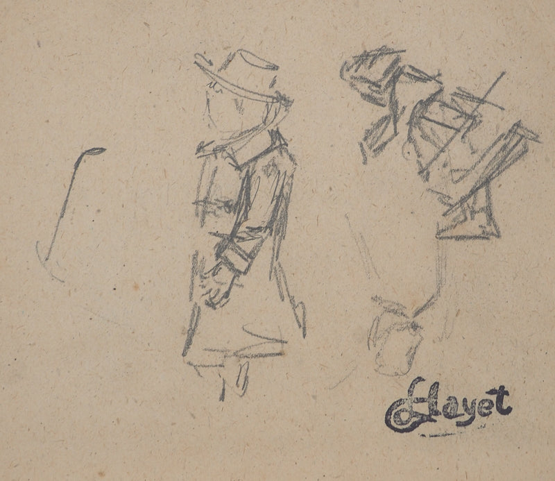 Louis HAYET : Dessin d&