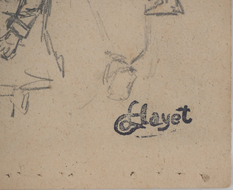 Louis HAYET : Dessin d&