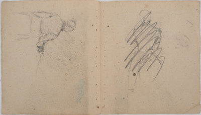 Louis HAYET : Dessin d'observation, Dessin original (photo de détail 6) - Crédit photo : Galerie Art.Paris