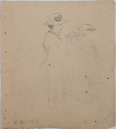 Louis HAYET : Les blanchisseuses, Dessin original (photo de détail 6) - Crédit photo : Galerie Art.Paris
