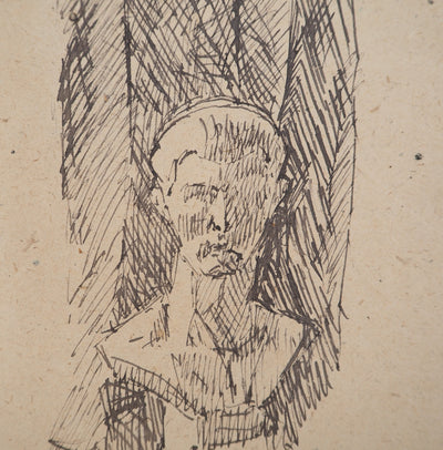 Louis HAYET : L'empereur romain, Dessin original (photo de détail 4) - Crédit photo : Galerie Art.Paris