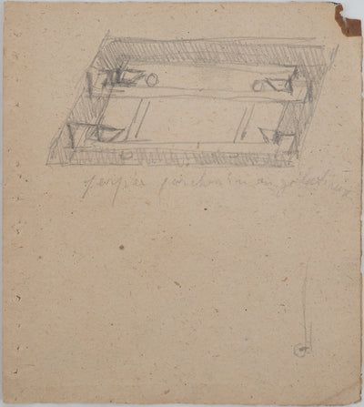 Louis HAYET : Homme fumant la pipe, Dessin original (photo de détail 9) - Crédit photo : Galerie Art.Paris