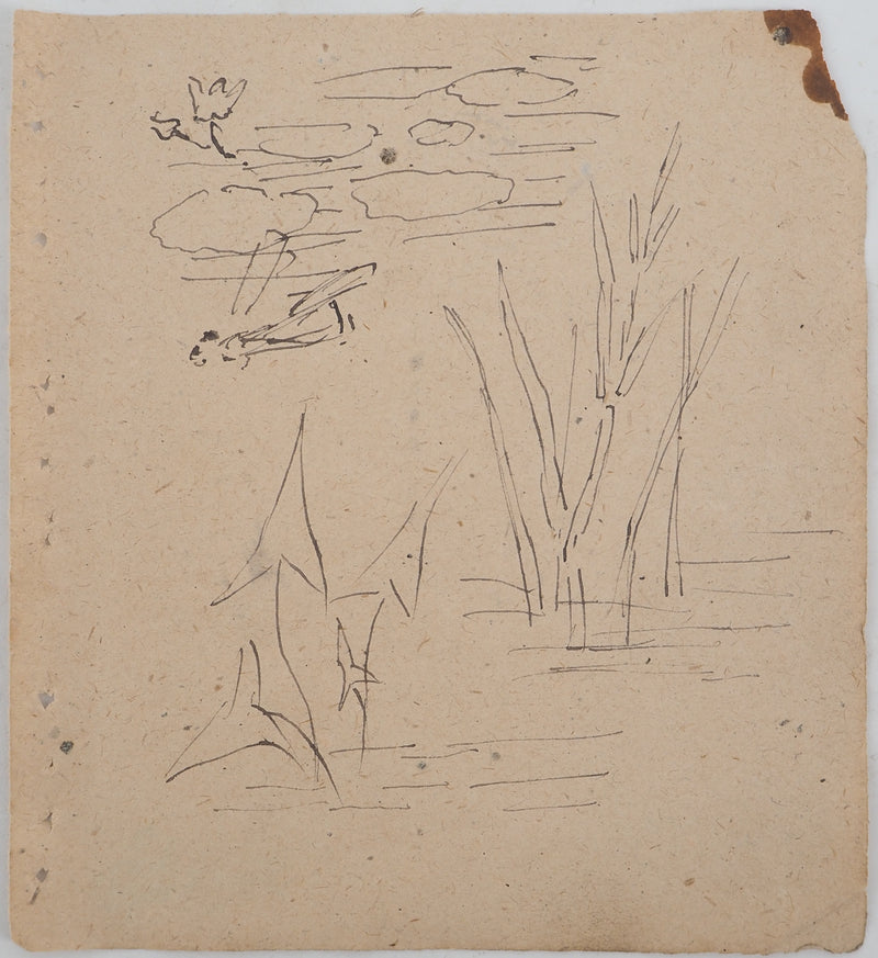Louis HAYET : Paysage à l&