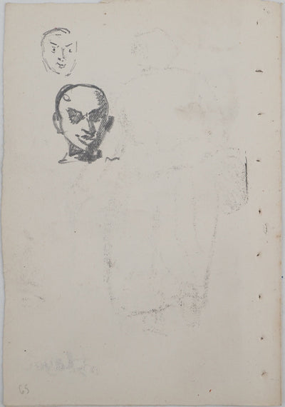 Louis HAYET : Femme et enfant, Dessin original (photo de détail 6) - Crédit photo : Galerie Art.Paris