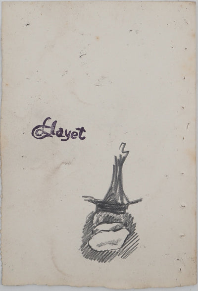 Louis HAYET : ?, Dessin original (vue générale) - Crédit photo : Galerie Art.Paris